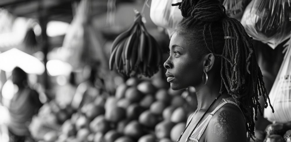 Marché local en Côte d'Ivoire